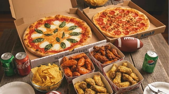 Party Deal: 2 Large Pizzas + 30 Wings