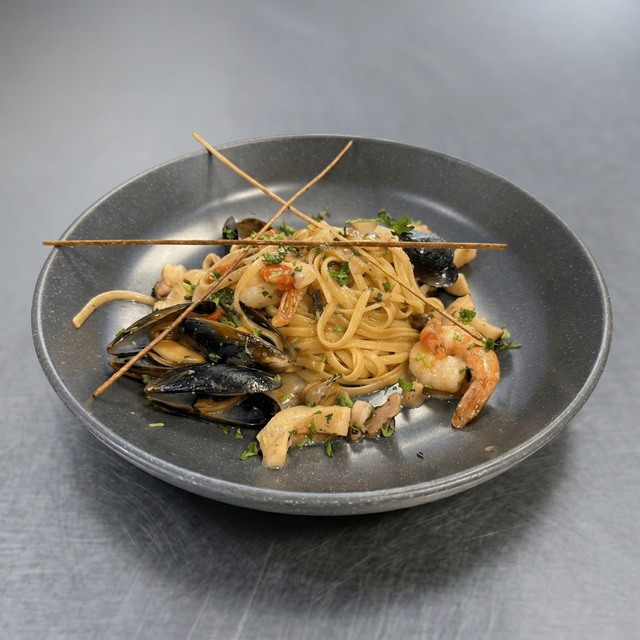 Linguine with Seafood.